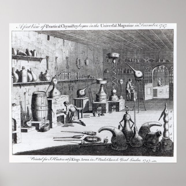 En första syn på praktisk kemi poster (Framsidan)