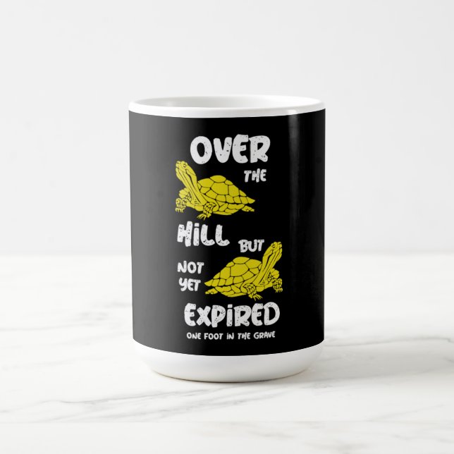 En fot i graven magisk mugg (Center)