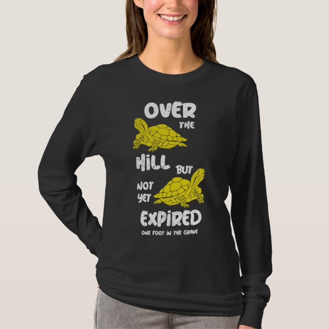 En fot i graven t shirt (Framsida)