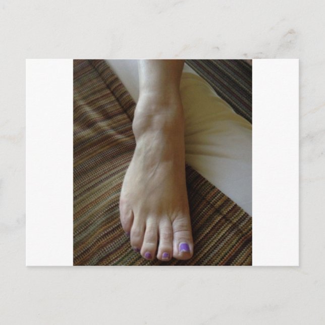 EN FOT TILL ARBETET VYKORT (Framsida)