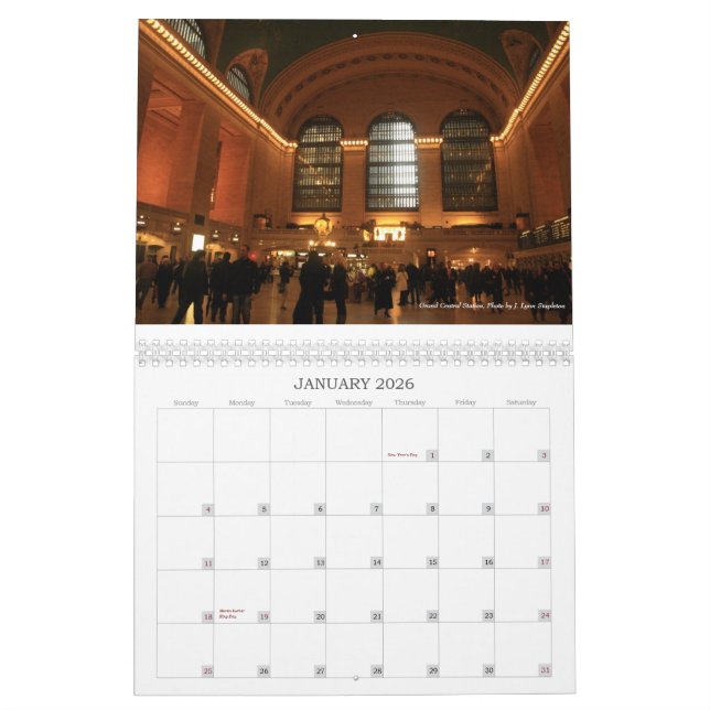 En fotografisk resa i New York City Kalender (Jan 2026)