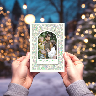 En fotomall Glad jul Julkort