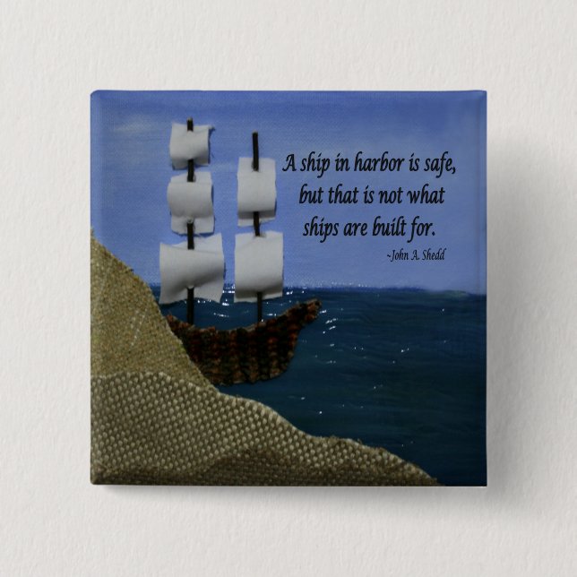 En Frakt i Harbour är en Säker inspirationsoffert Knapp (Framsida)