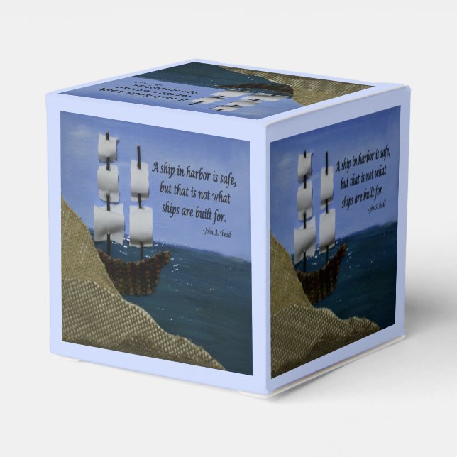 En Frakt i Harbour är en Säker inspirationsoffert Presentaskar (Baksidan Sidan)