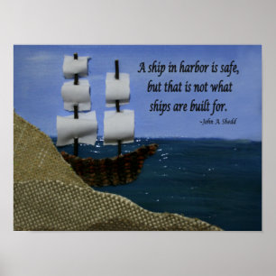 En Frakt i Harbour Poster