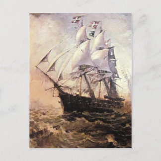 en frakt till havs 05 vykort