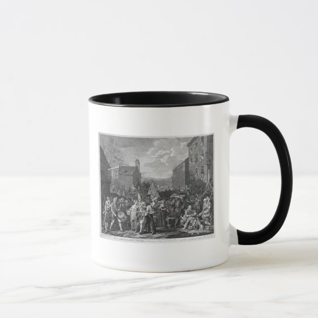 En framställning av mars av vakterna mugg (Höger)