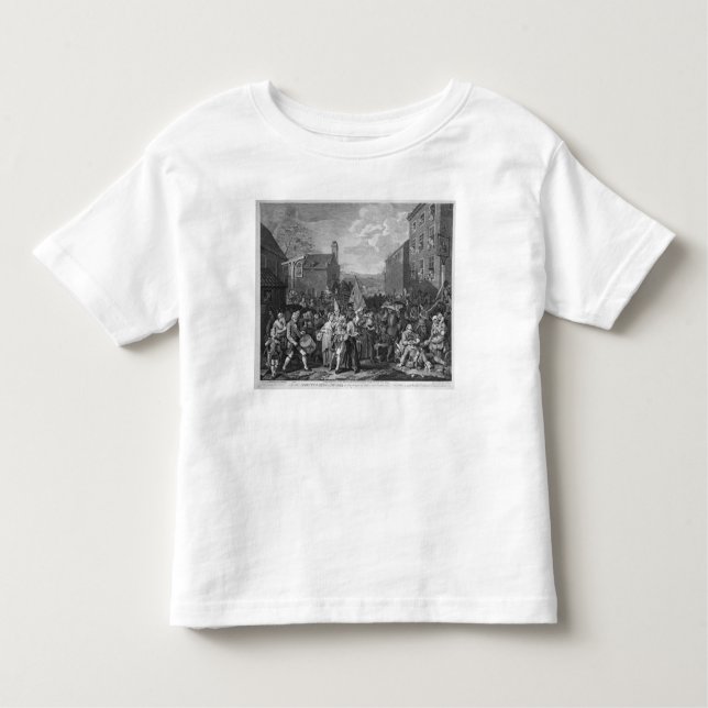 En framställning av mars av vakterna t-shirt (Framsida)