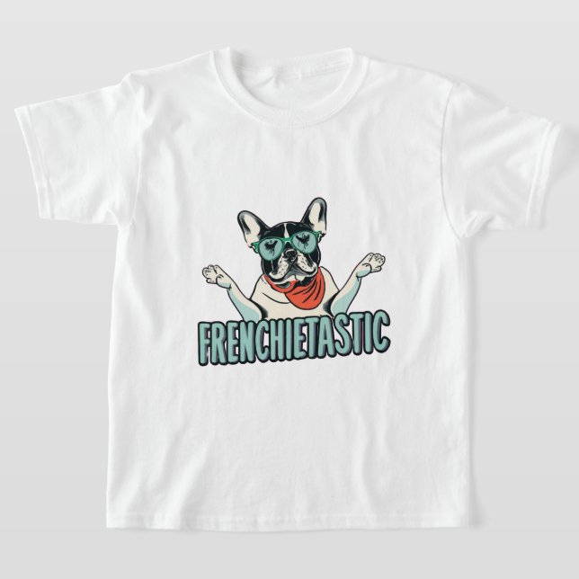 En Fransk Bulldog i ett glädjande läge T Shirt (Laydown)