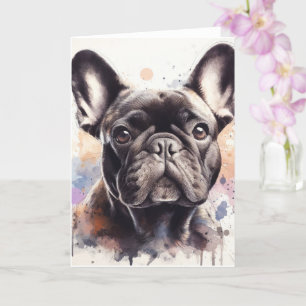 En Fransk bulldog Kort