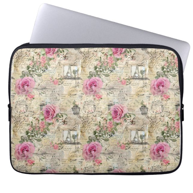 En fransk efemär designserie 1 laptop fodral (Framsidan)