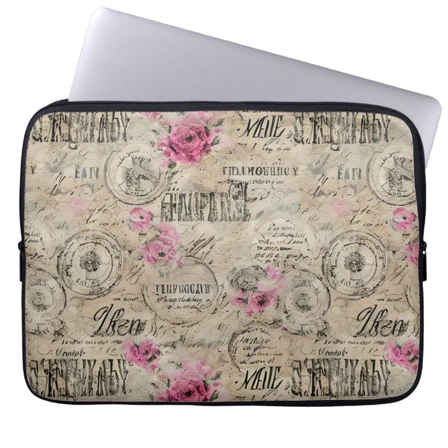 En fransk efemär designserie 24 laptop fodral (Framsidan)