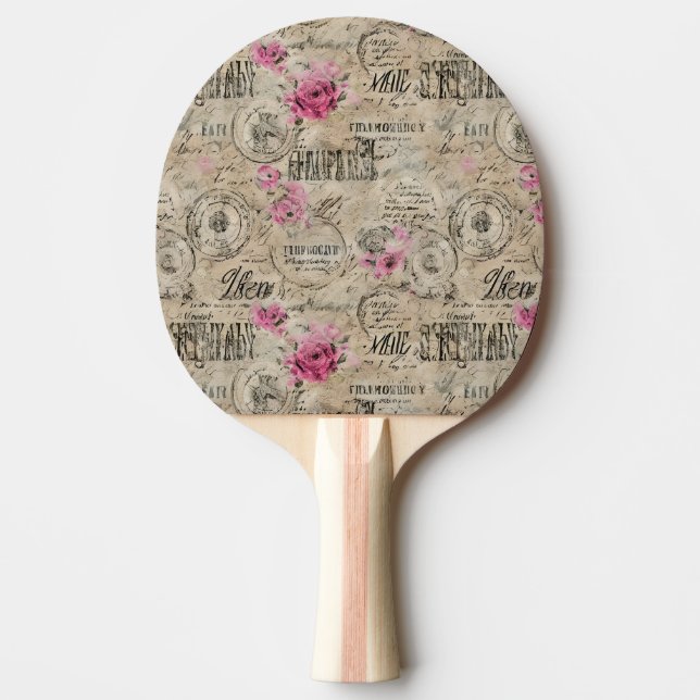 En fransk efemär designserie 24 pingisracket (Framsidan)