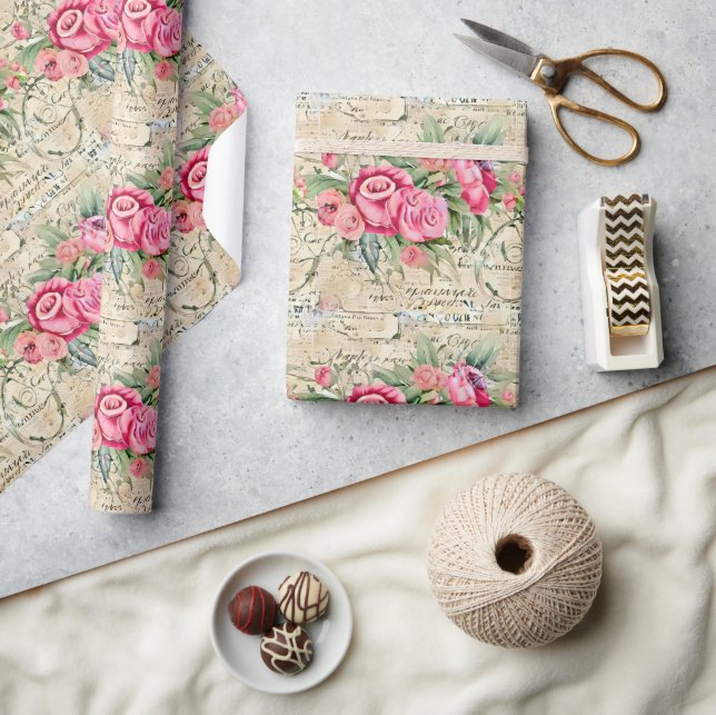 En fransk efemär designserie 26 presentpapper (Hantverk)