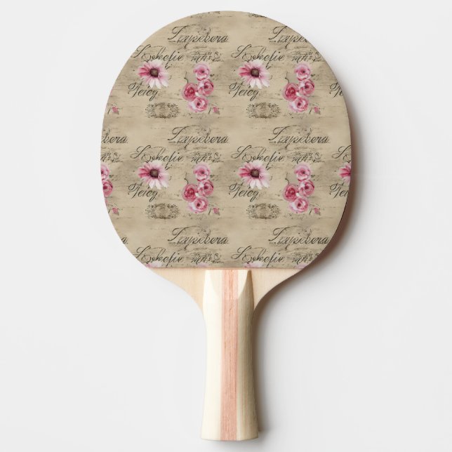 En Fransk Ephemera Design Series 20 Pingisracket (Framsidan)