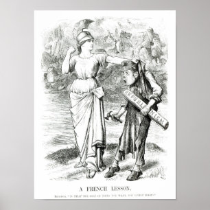 En Fransk Lesson, tecknad från Slå Poster