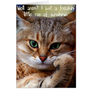 En Freakin stråle av solskenet Hälsningskort