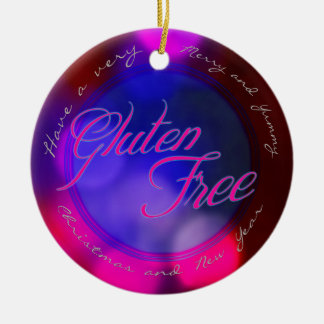 En fri prydnad för Gluten - för det Shexy träd Julgransprydnad Keramik