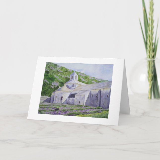 En friar på arbete kort (Framsida)