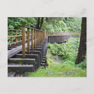 En fridfull promenad vykort