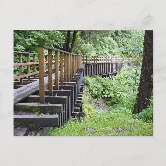 En fridfull promenad vykort (Framsida)