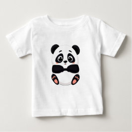 En Friendly Lycklig Panda T Shirt