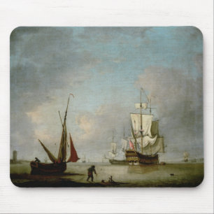 En Frigate i lugnat vatten Musmatta