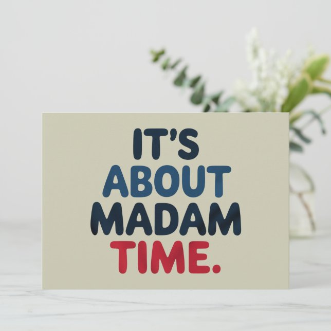 (EN) Fru talman! Omröstning om valresultat 2024 Inbjudningar (Stående Fram)