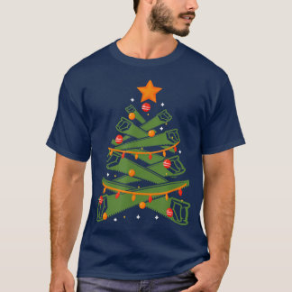 En ful juldesign med Julafton träd gjord av T Shirt