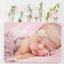 En Fullständig Anpassad Foto Bebis Babyshower Tack