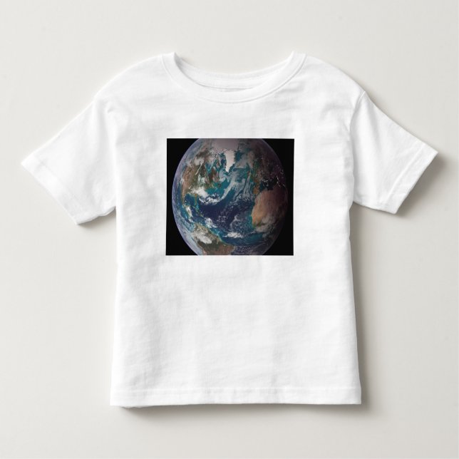 En fullt av jorden som visar globala data 2 tee shirt (Framsida)
