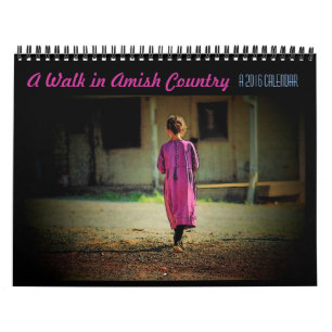En gå i Amish landkalender Kalender