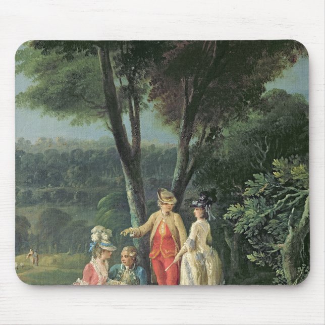 En gå i parkera musmatta (Framsidan)