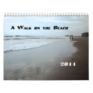 En gå på stranden kalender