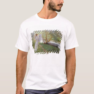 En gå vid floden, 1890 tee