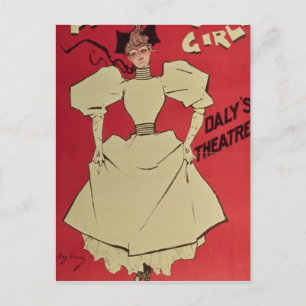 En Gaiety Girl på Dalys teater Vykort
