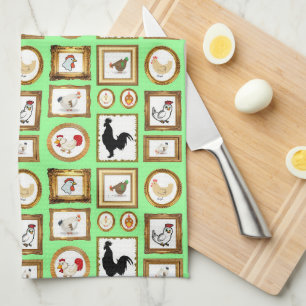 EN GALLERI CHICKENS KITCHEN TOWEL KÖKSHANDDUK