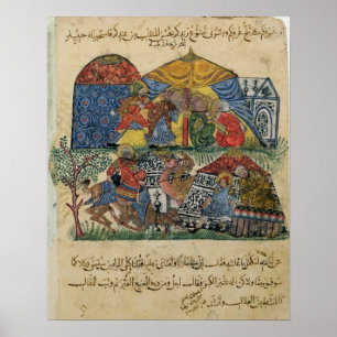 En gamal man och en ung man poster
