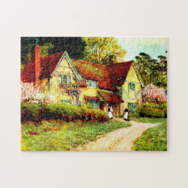 En gammal Buckinghamshire House av Helen Allingham Pussel