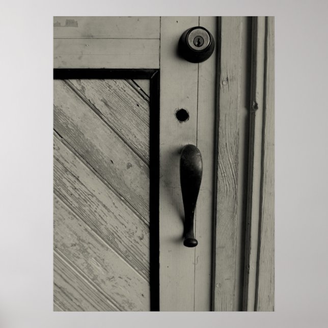 En gammal dörr poster (Framsidan)