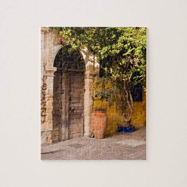 En gammal europeisk dörr pussel (Vertikal)