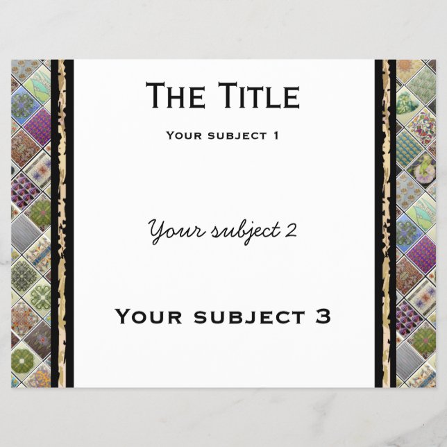 En gammal, fastiserad Poster Reklamblad (Framsidan)