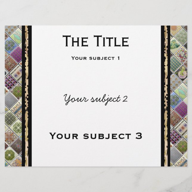 En gammal, fastiserad Poster Reklamblad (Framsidan)