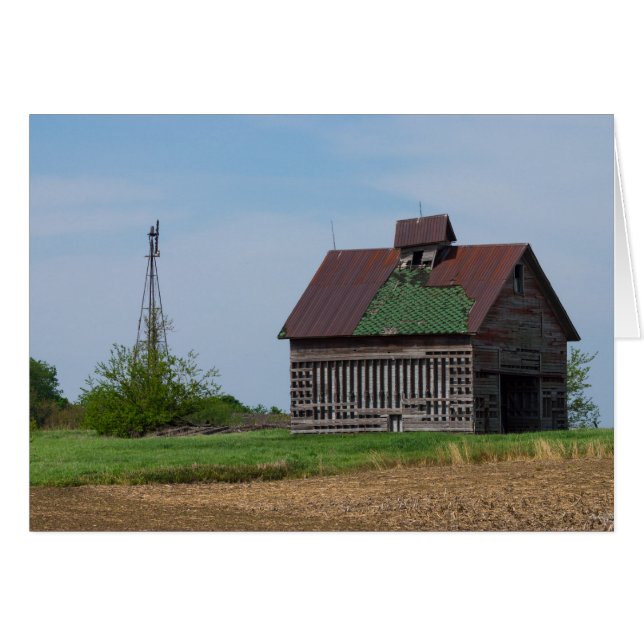 En gammal Illinois lada OBS Kort (Framsidan Horizontal)