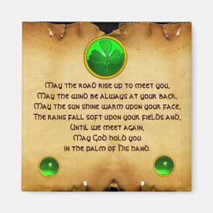 En gammal irländsk välsignelse magnet