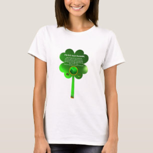 En gammal irländsk välsignelse Shamrock T Shirt