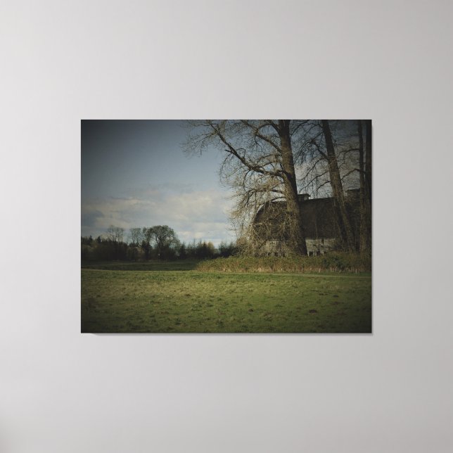 En gammal Land Canvastryck (Framsida)