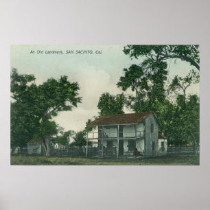 En gammal Landmarkplats Poster