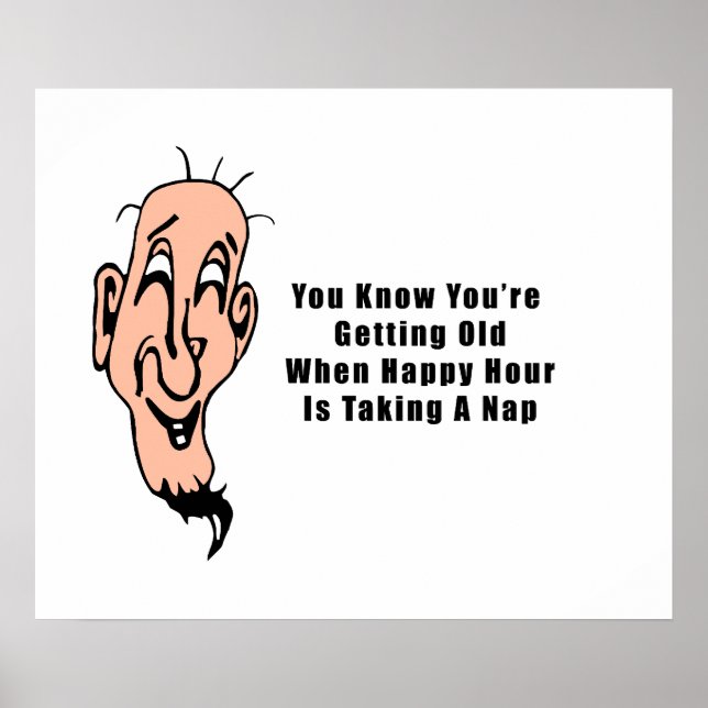 En gammal mans Lycklig-timme Poster (Framsidan)
