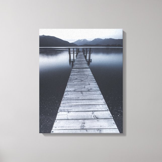 En gammal Pier Porträtt Canvastryck (Framsida)